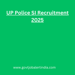 UP Police SI Recruitment 2025