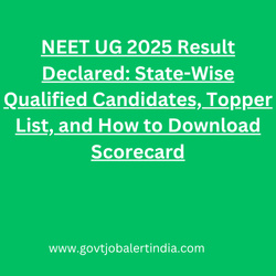 NEET UG 2025 Result out